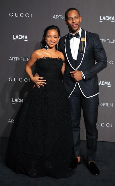 LACMA: Art and Film Gala, Victor Cruz, Karrueche Tran